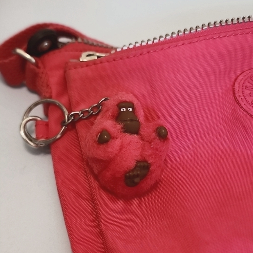 Used Kipling pink crossbody with gorilla - Picture 5 of 5